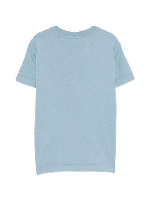 T-shirt bambino Stone Island verde con logo STONE ISLAND KIDS | 2100002S0047V0041
